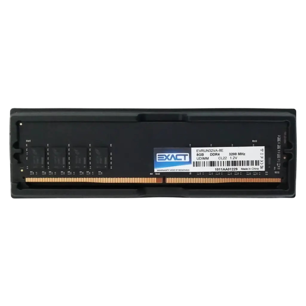 Memoria Exact DDR4 4GB 3200 MHz 1.2V - Desktop UDIMM - Retail