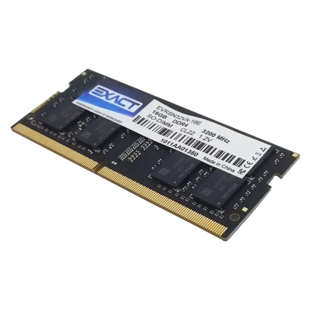 Memoria Exact DDR4 16GB 3200 MHz 1.2V - Notebook SODIMM - Retail