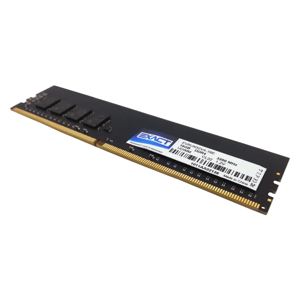 Memoria Exact DDR4 16GB 3200 MHz 1.2V -  Desktop UDIMM - Retail