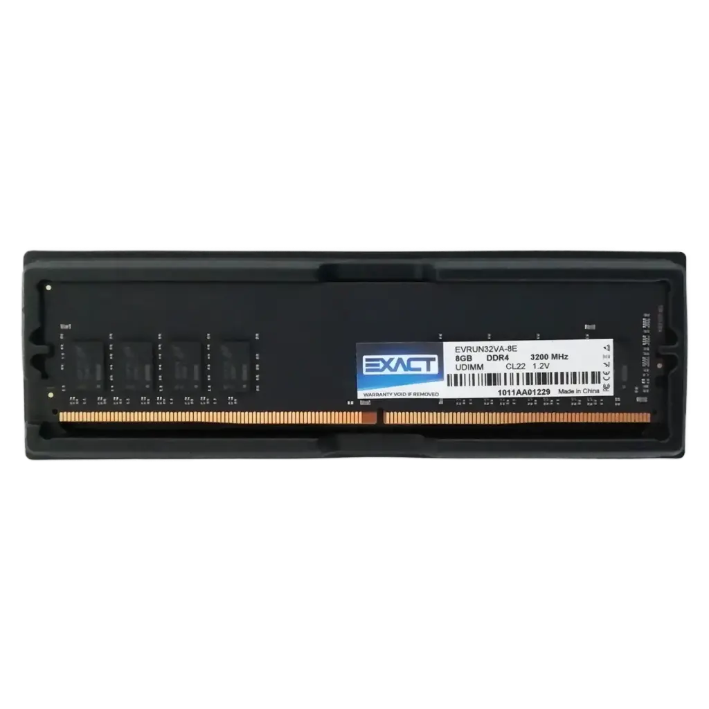 Memoria Exact DDR4 8GB 3200 MHz 1.2V -  Desktop UDIMM - Retail