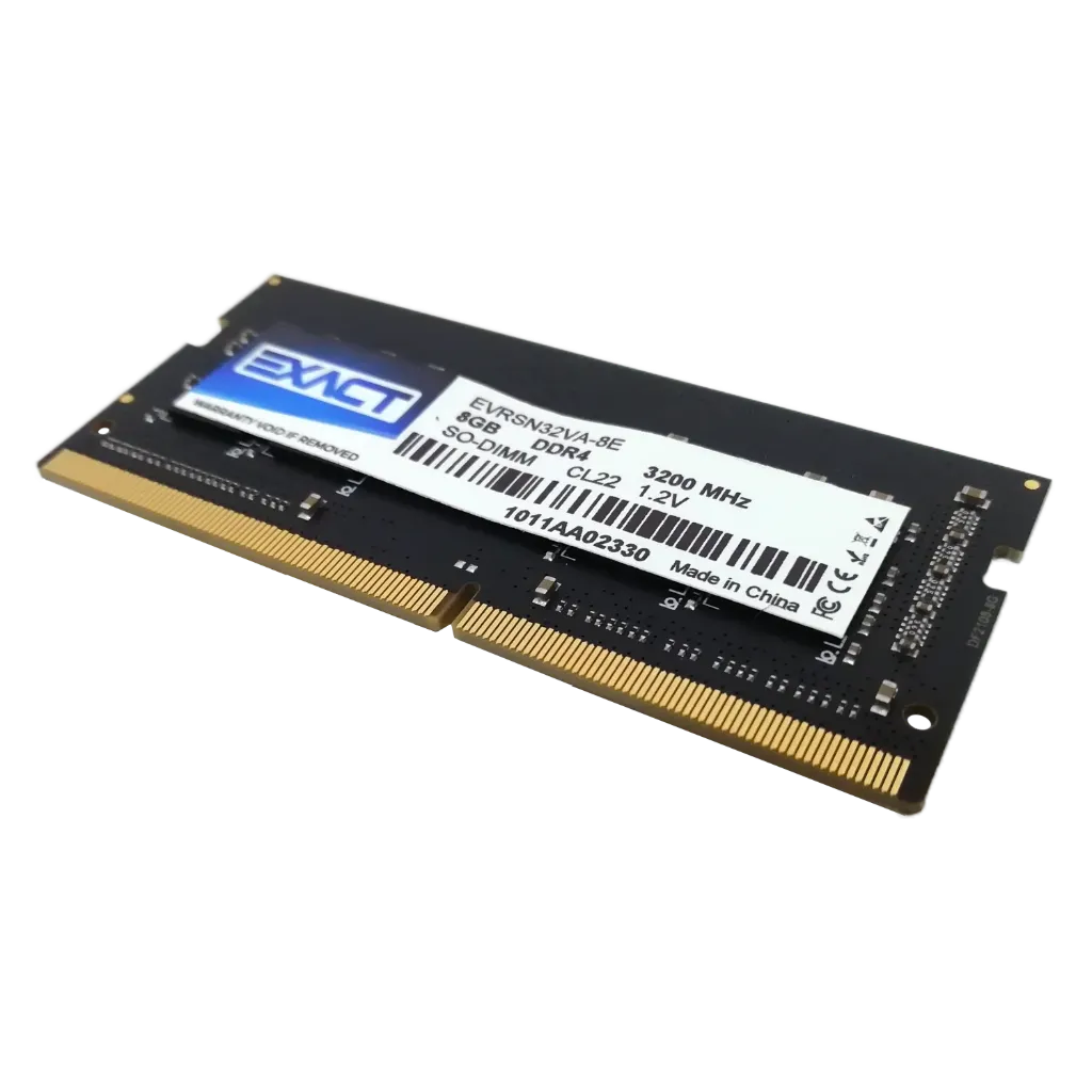 Memoria Exact DDR4 8GB 3200 MHz 1.2V - Notebook SODIMM - Retail