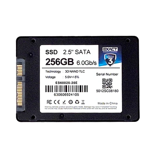 [ES60025-25E] SSD Exact SATA 2.5" 6Gb/s  256GB - Tray