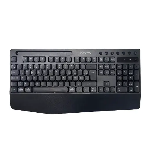 [OZKM-80051/PLUS] Kit Teclado y Mouse OzXen by exact Español Latam 2.4GHz Inalámbrico - serie Plus