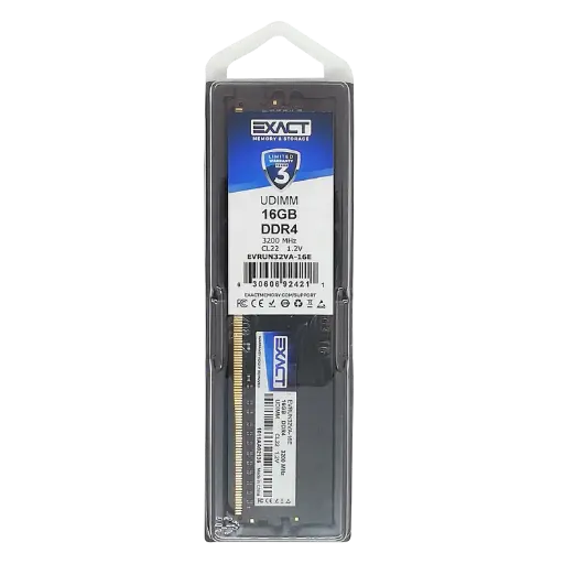 [EVRUN32VA-32E] Memoria Exact DDR4 32GB 3200 MHz 1.2V - Desktop UDIMM - Retail